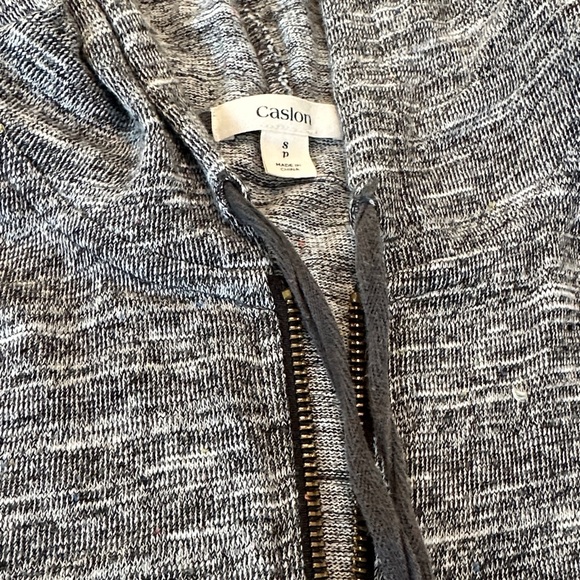 Caslon Gray Zip-Up Hoodie - Picture 4 of 7